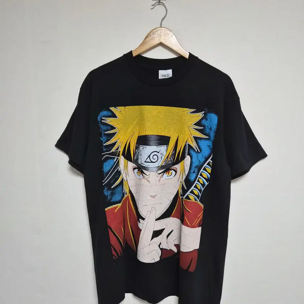 [BUNJANG] Naruto Big Print T-Shirt L / 나루토Naruto 빅 프린팅 반팔티셔츠 L T-222
