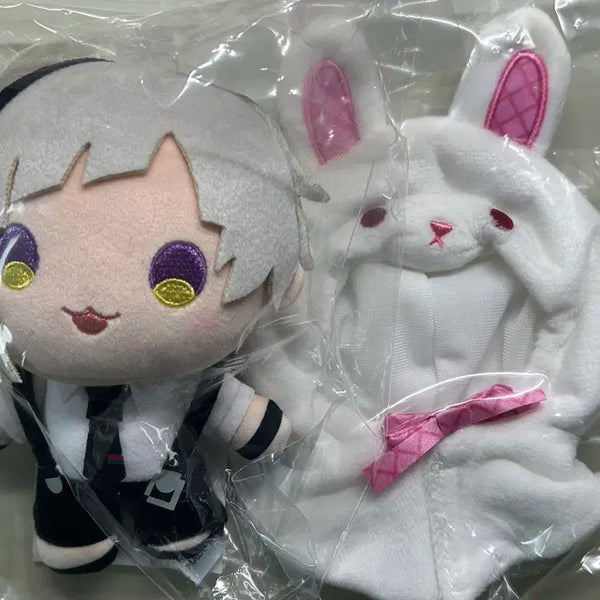 [BUNJANG] Bungo Stray Dogs Atsushi Nendoroid Plush + Rabbit Cape Set / 아츠시 쿠지누이+토끼판쵸 일괄 판매 문호스트레이독스 문스독 굿즈 인형
