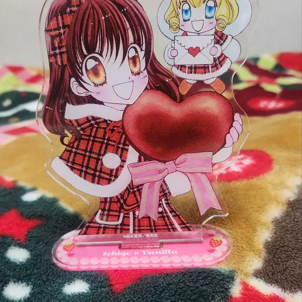 [BUNJANG] Yumeiro Patissiere Strawberry & Vanilla Acrylic Stand + Paper Coaster / 꿈빛파티시엘 딸기 & 바닐라 아크릴 스탠드 + 종이코스터