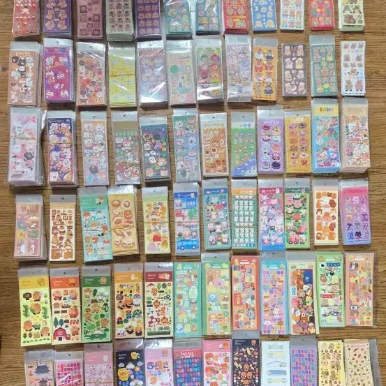 [BUNJANG] 400pcs Assorted Design Sticker Bundle Set / 다꾸. 씰스티커. 400장 새상품 택포