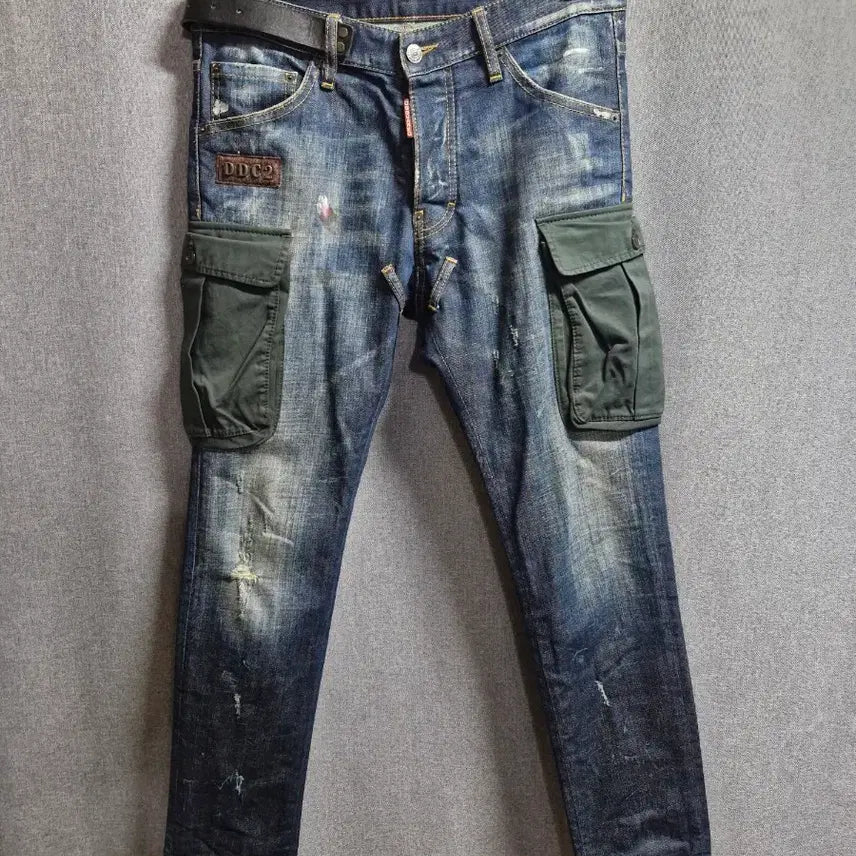 [BUNJANG] Dsquared2 Ripped Cargo Jeans "Rookie Jean 6" / 디스퀘어드2 카고루키진 32
