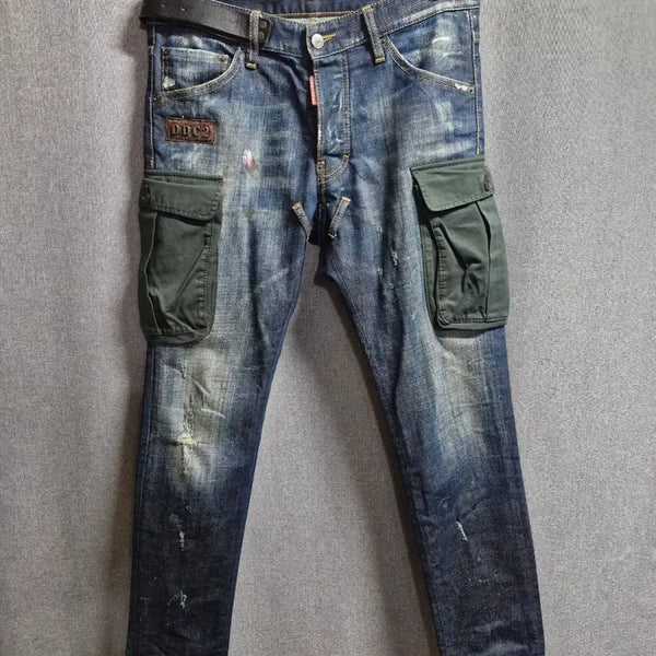 [BUNJANG] Dsquared2 Ripped Cargo Jeans "Rookie Jean 6" / 디스퀘어드2 카고루키진 32