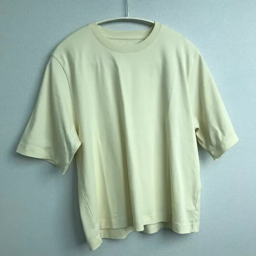 [BUNJANG] Muji Lemon Short Sleeve T-Shirt / 무인양품 레몬 무지 반팔 티셔츠