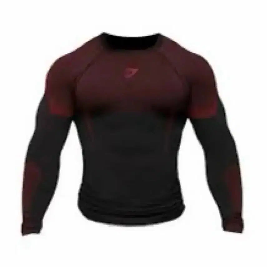 [BUNJANG] Gymshark Onyx V5 Longsleeve Red Logo - Size M / [새상품] M 짐샤크 오닉스 레드 롱슬리브