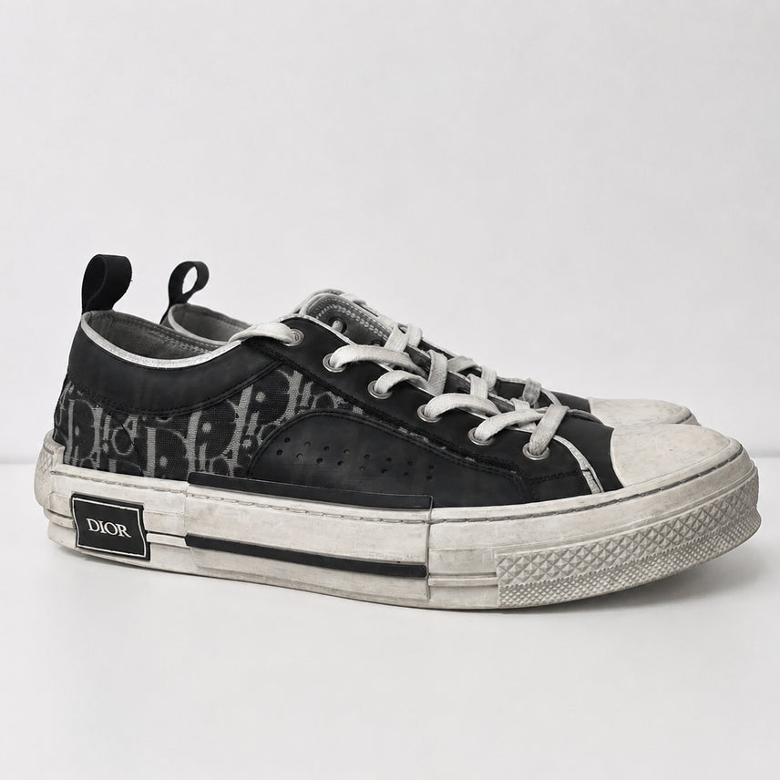 [BUNJANG] Dior B23 Oblique Sneakers Black Size 43 / [ 중고O ] 디올 스니커즈 오블리크 B23 블랙 43사이즈