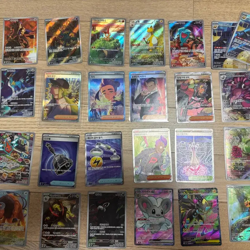 [BUNJANG] Pokemon Cards Bundle Set (25 Cards) - Rare AR, SR, SAR / 포켓몬 카드 일괄 상태좋음 ar,sr,sar