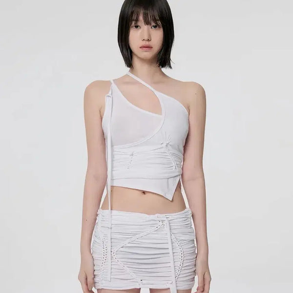 [BUNJANG] Flare Up Handmade Twisted Layered Set / 플레어업 핸드메이드 트위스트 레이어드 SET