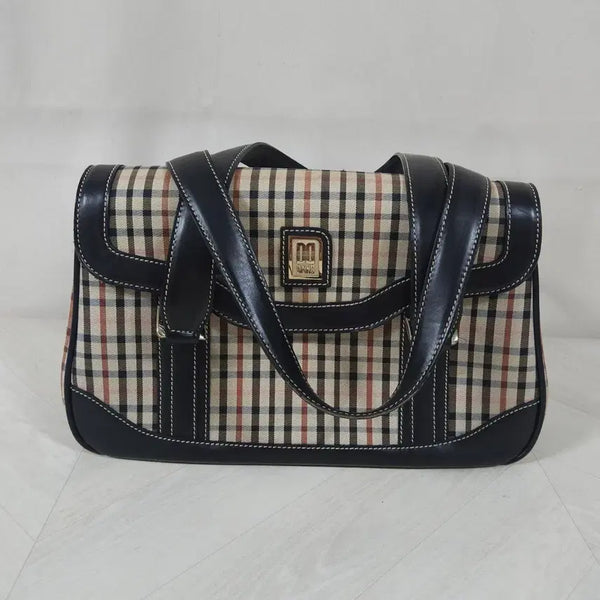 [BUNJANG] Daks Classic Check Shoulder Bag Vintage Tote Bag / 닥스 클래식 체크 숄더백 빈티지 토트백 여성가방