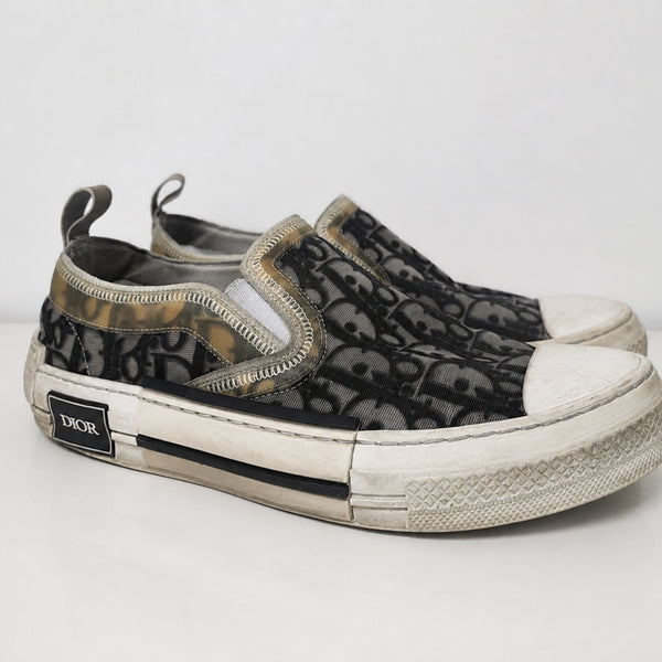 [BUNJANG] Dior B23 Slip-On Sneakers Men's Size 41 / [ 중고O ] 디올 스니커즈 슬립온 B23 남성 41사이즈