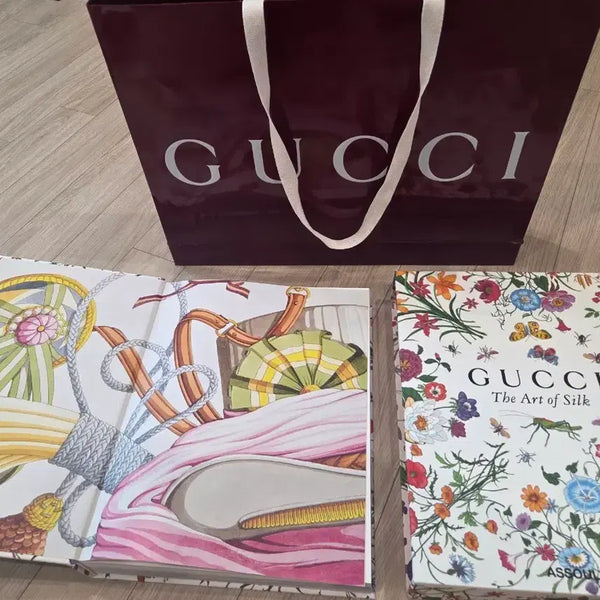[BUNJANG] Gucci Silk Art Book Set / 구찌 실크 아트북 세트