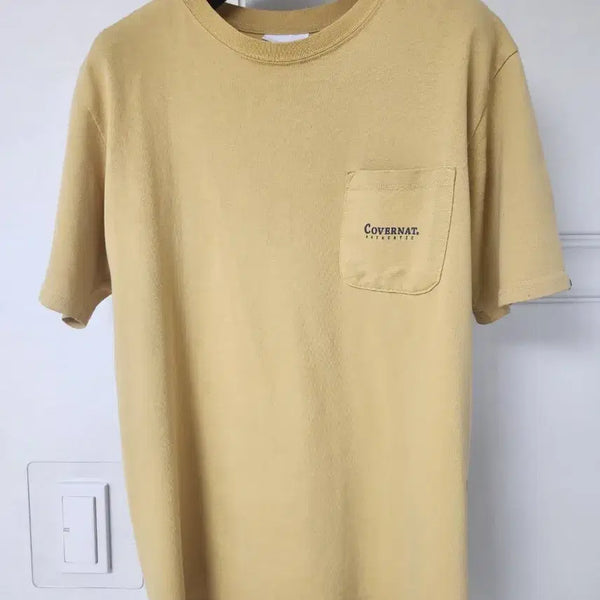 [BUNJANG] Covernat Pocket Short Sleeve T-Shirt / 커버낫 포켓 반팔티셔츠