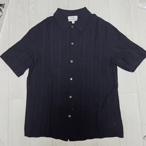 [BUNJANG] COS Black Short Sleeve Knit Cardigan / [M] 코스 COS 반팔 니트 가디건 블랙