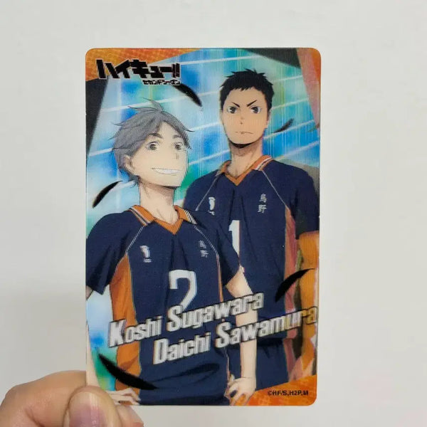 [BUNJANG] Haikyuu!! Sugawara & Daichi Lenticular Card / 하이큐 스가와라&다이치 렌티큘러 카드