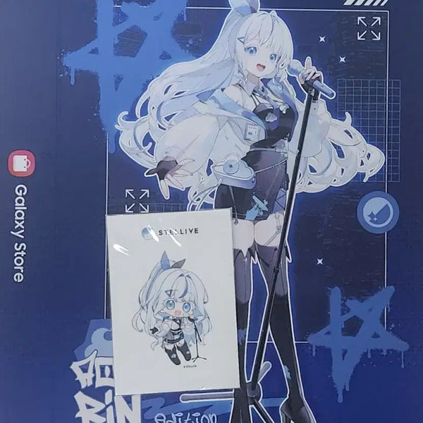 [BUNJANG] Stellive Aokumorin Galaxy Store Normal Version Box + Stickers / 스텔라이브 아오쿠모린 갤럭시 스토어 정상버전 박스,스티커