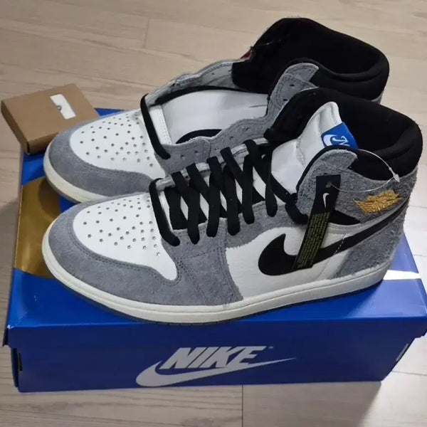 [BUNJANG] Nike Air Jordan 1 Retro High OG Cool Grey Sneakers / [새상품] 나이키 에어조던1 레트로 하이 OG 쿨그레이 (265)