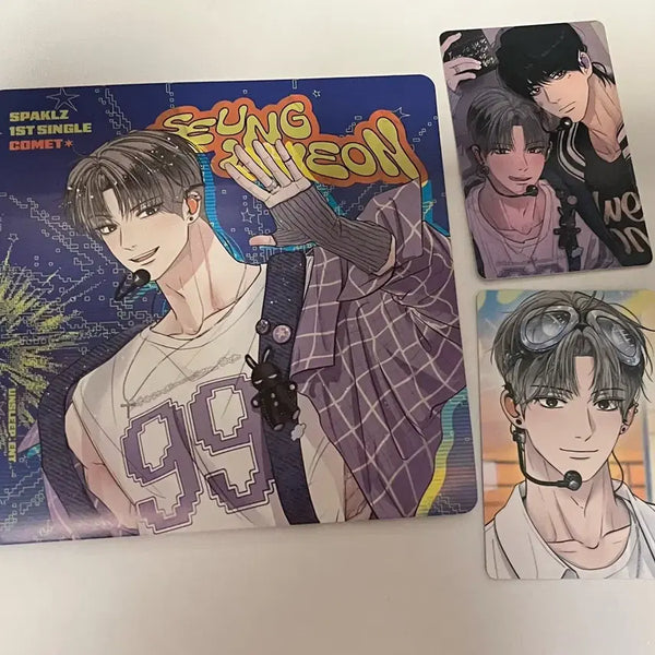[BUNJANG] Unsleep Season's Greetings Resin Sparkles Shinvi Photocard / 언슬립 시즌그리팅 레진 스파클즈 신위 반 포카 포토카드 엽서 달력