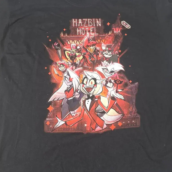 [BUNJANG] Hazbin Hotel Official Short Sleeve T-Shirt 2XL / 해즈빈 호텔 공식 반팔 티셔츠