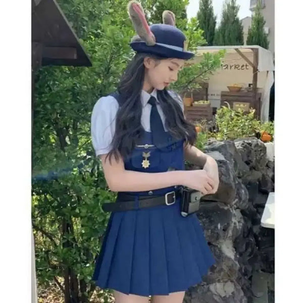 [BUNJANG] Zootopia Judy Hopps Cosplay Costume (M Size) / [판매] 주토피아 주디 의상 M 판매 졸사 컨셉 졸업사진 디즈니 코스프레