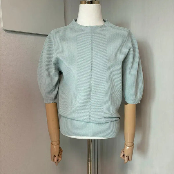 [BUNJANG] Volume Ribbed Knit Sweater / 오브제 볼륨 골지니트