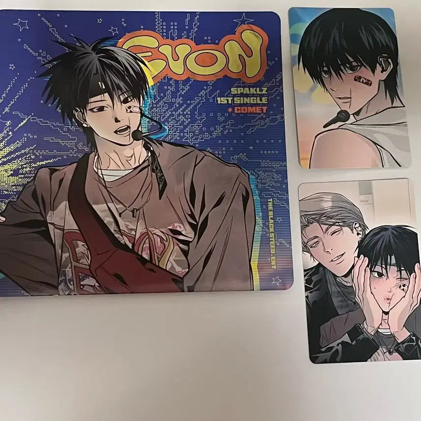 [BUNJANG] Sparkles Shinvi Ban Photocard Postcard Black Horse / 시즌그리팅 레진 스파클즈 신위 반 포카 포토카드 엽서 검은 목마