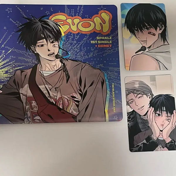 [BUNJANG] Sparkles Shinvi Ban Photocard Postcard Black Horse / 시즌그리팅 레진 스파클즈 신위 반 포카 포토카드 엽서 검은 목마