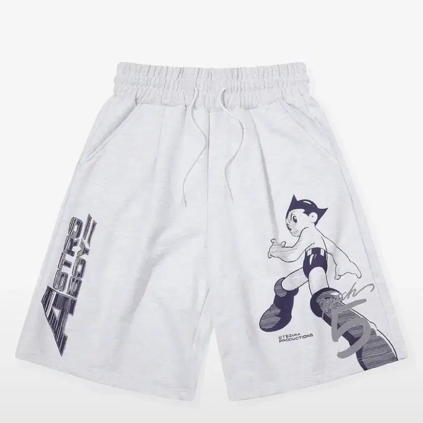 [BUNJANG] Mainbooth Atom Maha 5 Sweat Shorts (Cloud Gray) / 무신사- 메인부스 [아톰] 마하 5 스웻 쇼츠(클라우드 그레이)
