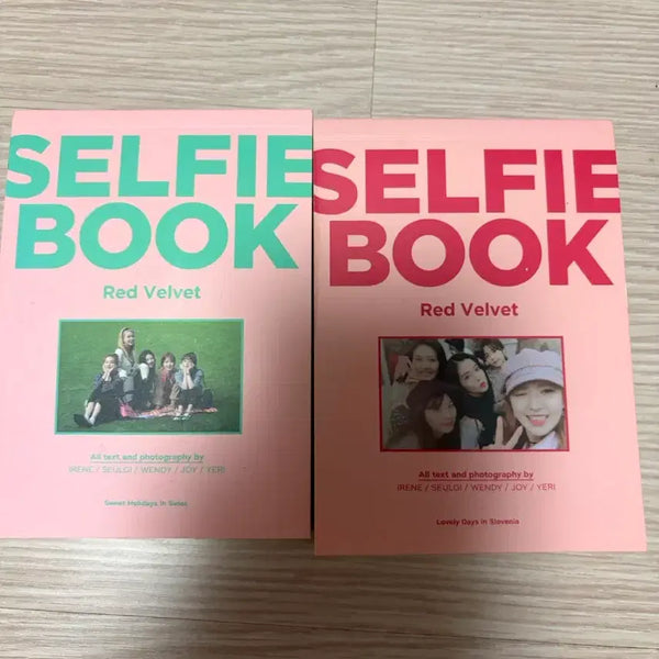 [BUNJANG] Red Velvet Selfie Book Bundle Set / 레드벨벳 셀피북 일괄 양도합니다