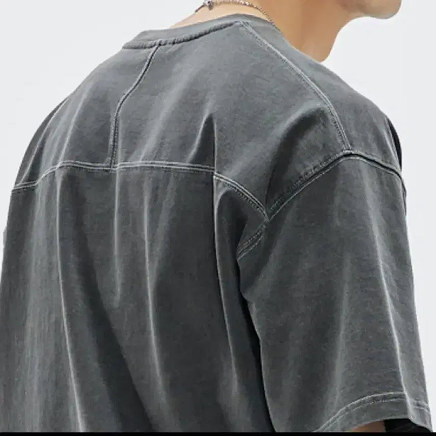 [BUNJANG] Soverment Charcoal Short Sleeve T-Shirt / 소버먼트 반팔 티셔츠 차콜