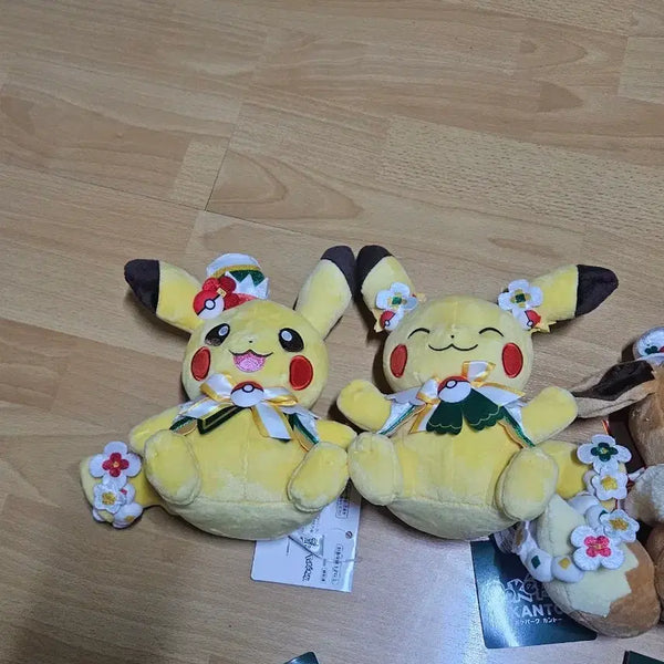 [BUNJANG] Pokemon Park Kanto Medium Plush Pikachu Couple Limited Edition / 포케파크 간토 중형인형 피카츄 커플 한정판