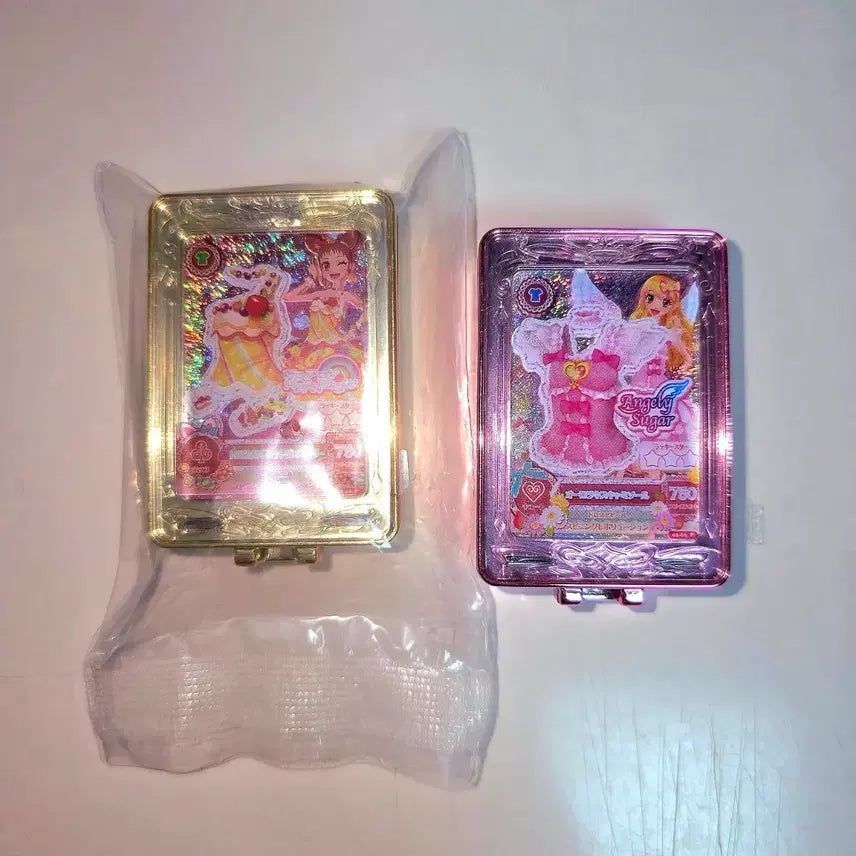 [BUNJANG] Aikatsu Compact Mirror Bundle Set (Otome, Ichigo) / 아이카츠 컴팩트 미러 일괄 판매