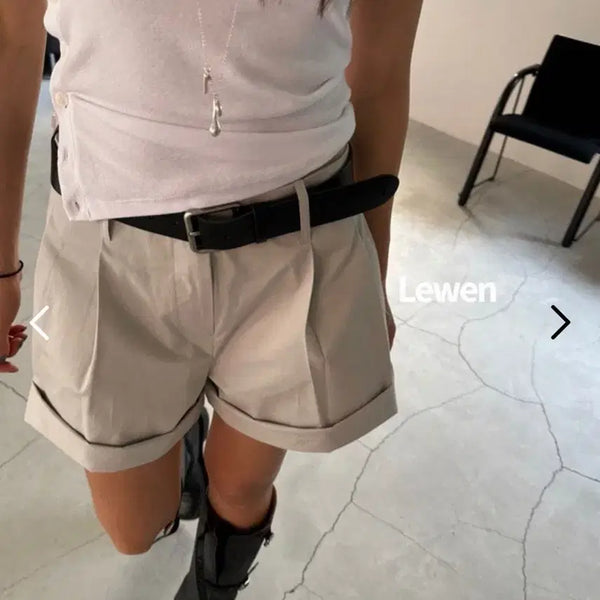 [BUNJANG] ACME Cotton Half Pants Shorts / 에크미 하프 팬츠 코튼 반바지