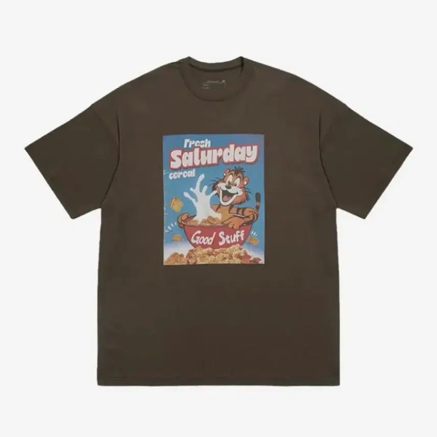 [BUNJANG] STU Cereal Short Sleeve T-Shirt L / stu 시리얼 반팔티 L