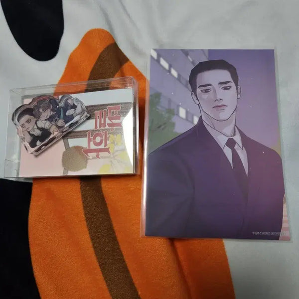 [BUNJANG] Jogae Sonyeon Balhwa Acrylic Block & Postcard Set / 조개소년 발화 아크릴 블록 오픈컴퍼니데이 엽서 1종