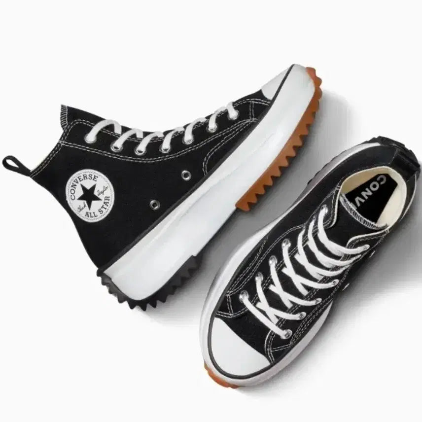 [BUNJANG] Converse Run Star Hike High Black Shoes / 컨버스 런스타 하이크 하이 블랙 230~235