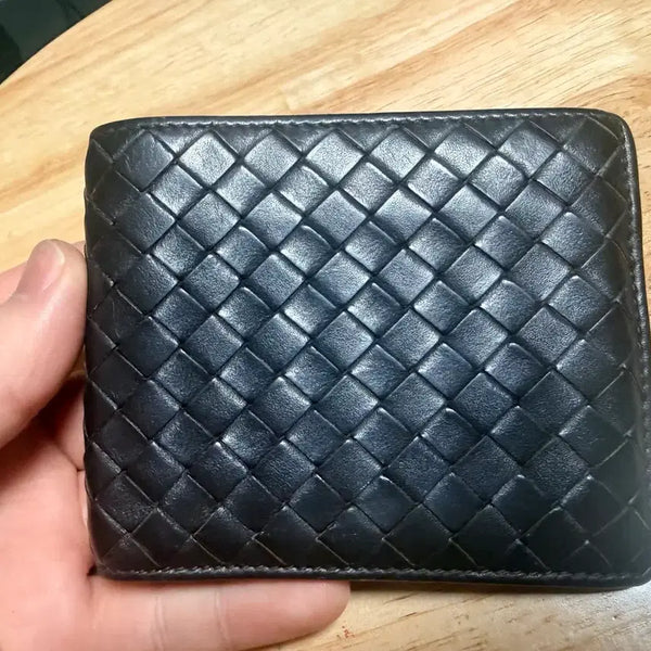 [BUNJANG] Bottega Veneta Brown Leather Bifold Wallet Card Holder / 보테가 보태가 브라운 통가죽 반지갑 카드 지갑 판매합니다