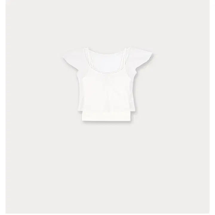 [BUNJANG] ONT Layered T-Shirt White / 온트 레이어드 티셔츠 화이트 새상품
