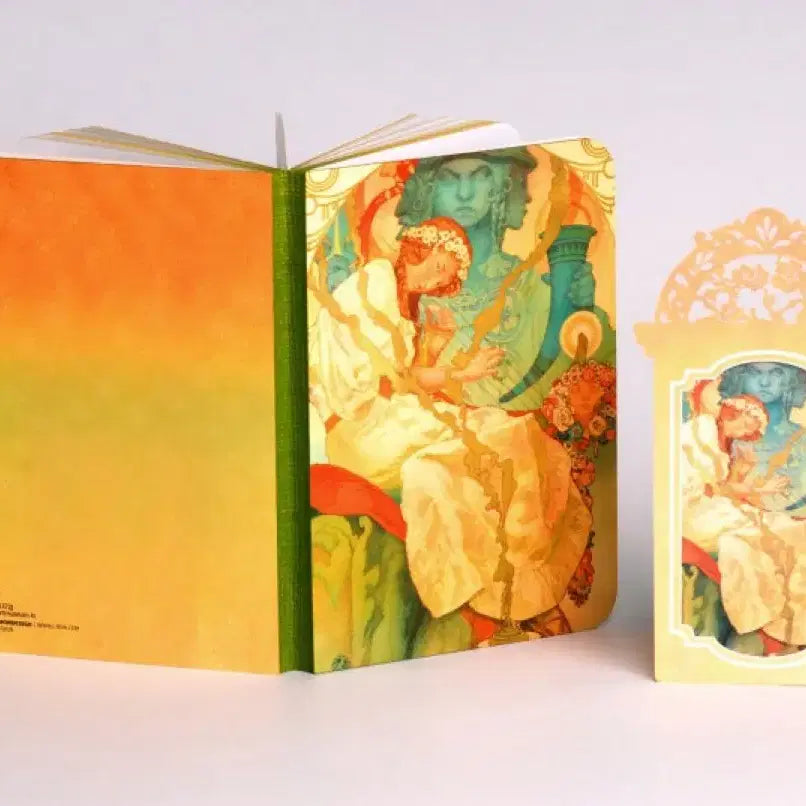 [BUNJANG] Alphonse Mucha My Art Museum Handmade Notebook Slavic Epic / 알폰스 무하 마이아트뮤지엄 핸드메이드 노트 슬라브 서사시 새상품