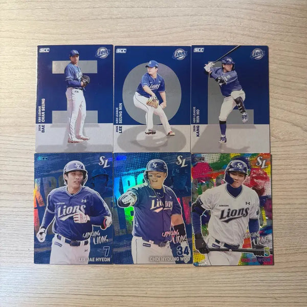 [BUNJANG] 2026 KBO Samsung Lions Alphabet Hologram Parallel Gu Ja-wook Choi Hyoung-woo Trading Cards / 2026 KBO 크보카드 삼성 알파벳 홀로그램 페러렐 구자욱 최형우 판매