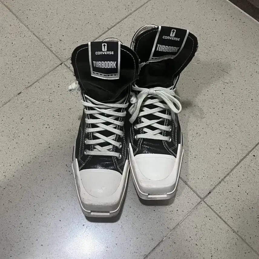 [BUNJANG] Rick Owens Converse Darkshadow Chuck 70 High Square Toe / [265] 릭오웬스 컨버스 다크쉐도우 척70 하이 스퀘어 토