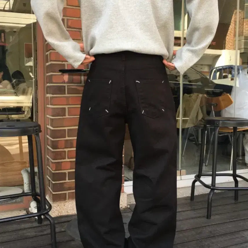 [BUNJANG] Stitch Cotton Pants / 스티치 코튼 팬츠