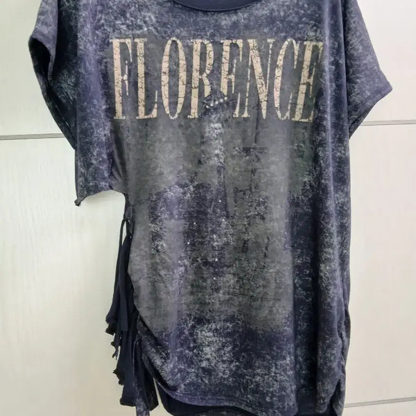 [BUNJANG] Florence Women's Short-Sleeved T-Shirt / 플로렌스 여성 반팔 티셔츠