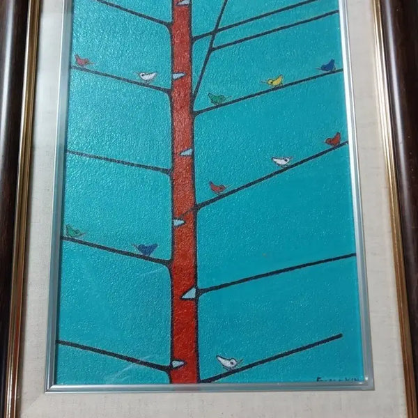 [BUNJANG] Kim Yoo-bae 'Tree' Painting / 서양화가 김유배 ' 트리 '