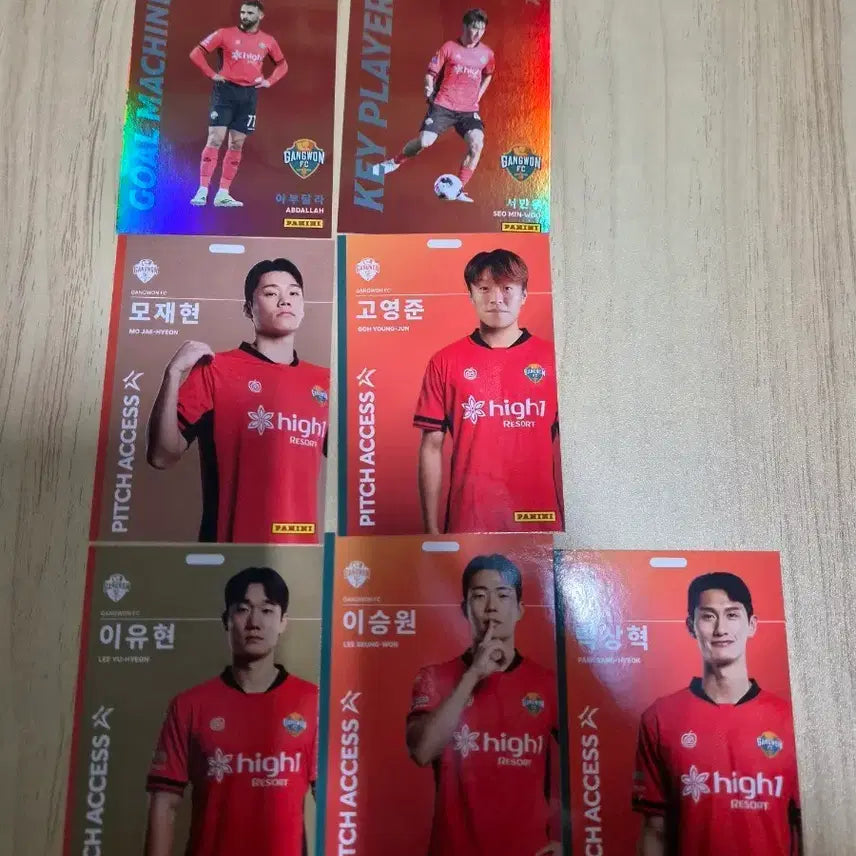 [BUNJANG] K League Panini Card Gangwon FC Bundle / 26 K리그 파니니카드 강원 일괄