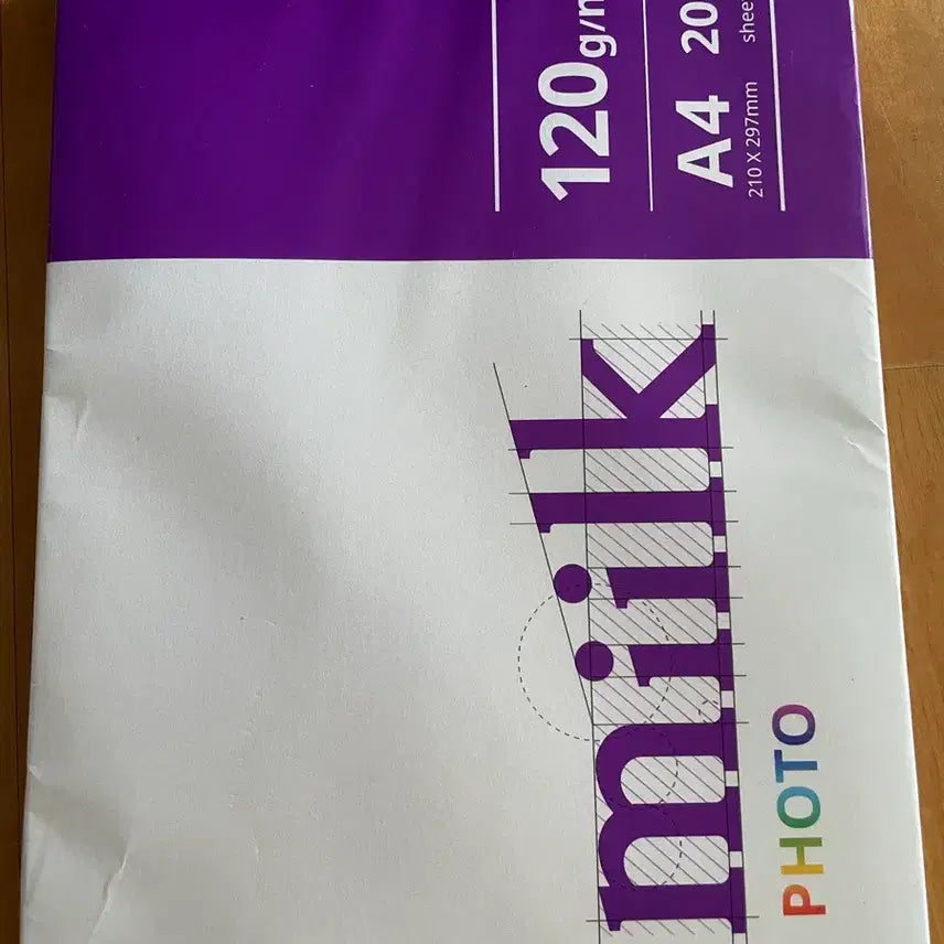 [BUNJANG] Milk Photo Paper A4 (200 Sheets) / 밀크포토지
