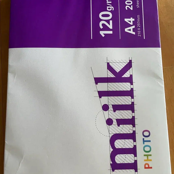 [BUNJANG] Milk Photo Paper A4 (200 Sheets) / 밀크포토지