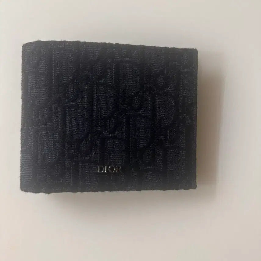 [BUNJANG] Dior Oblique Bifold Wallet Black / 디올 오블리크 반지갑 블랙