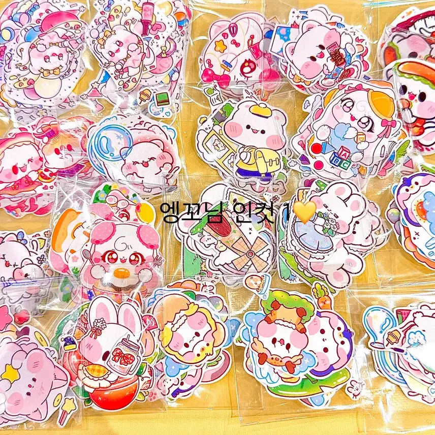 [BUNJANG] K-Pop Sticker Set - Variety Cut Stickers for Diary Decoration / <2+1 이벤트> [엥꼬님 인컷] 포용 인스 다꾸용 스티커 판매
