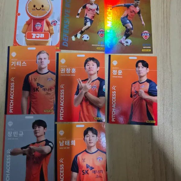 [BUNJANG] Jeju United FC 26 Panini Trading Cards Bundle Set / 26 K리그 파니니카드 제주 일괄