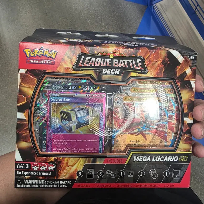 [BUNJANG] Pokemon Card League Battle Deck Mega Lucario EX / 포켓몬 카드 리그 배틀 덱 메가 루카리오 EX