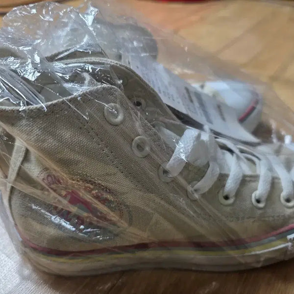 [BUNJANG] Converse Chuck Taylor All Star High Top Canvas Shoes Beige / 230)컨버스 하이탑 베이지 캔버스 슈즈